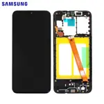 SAMSUNG DISPLAY A202F A20E WITH FRAME BLACK